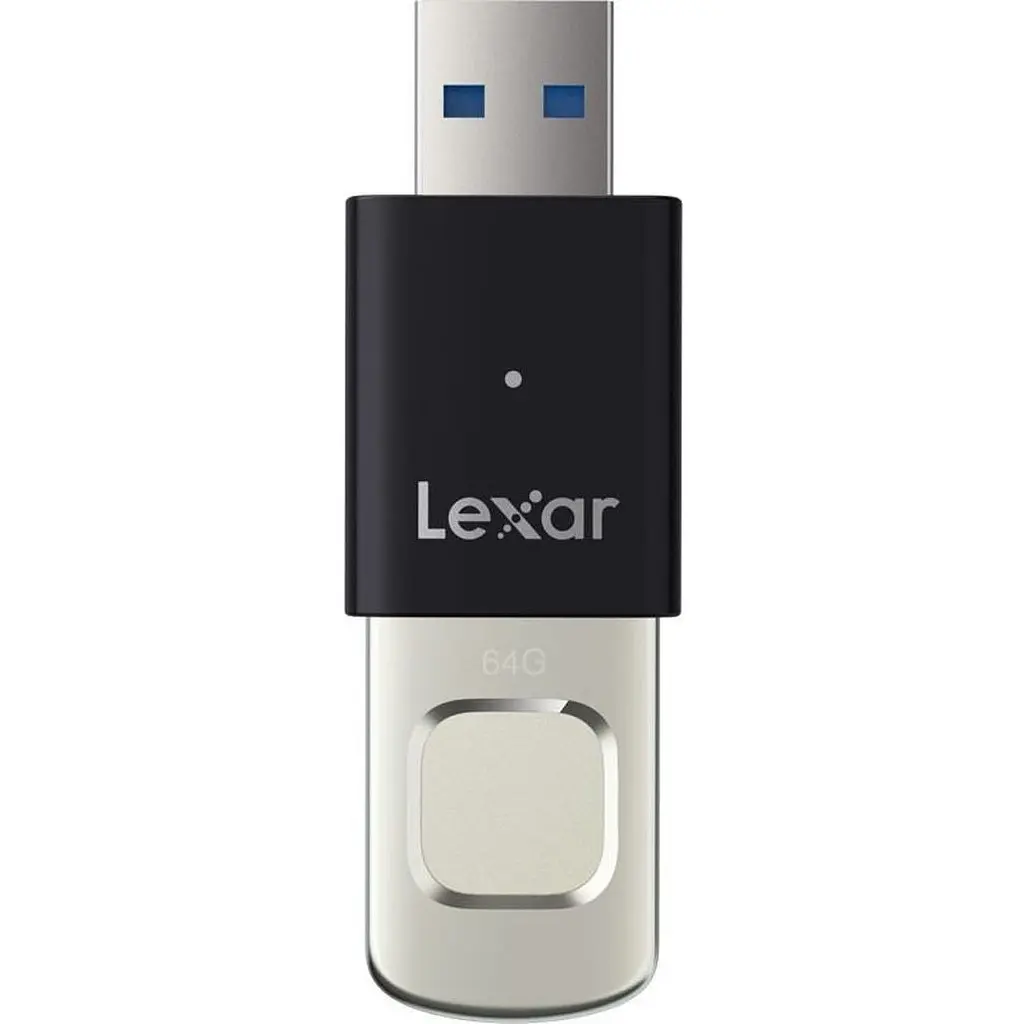 USB флеш-накопичувач Lexar JumpDrive Fingerprint F35 Pro 64GB USB-A 3.2 [LJDF35P064G-RNBNG] [136846] - фото 3