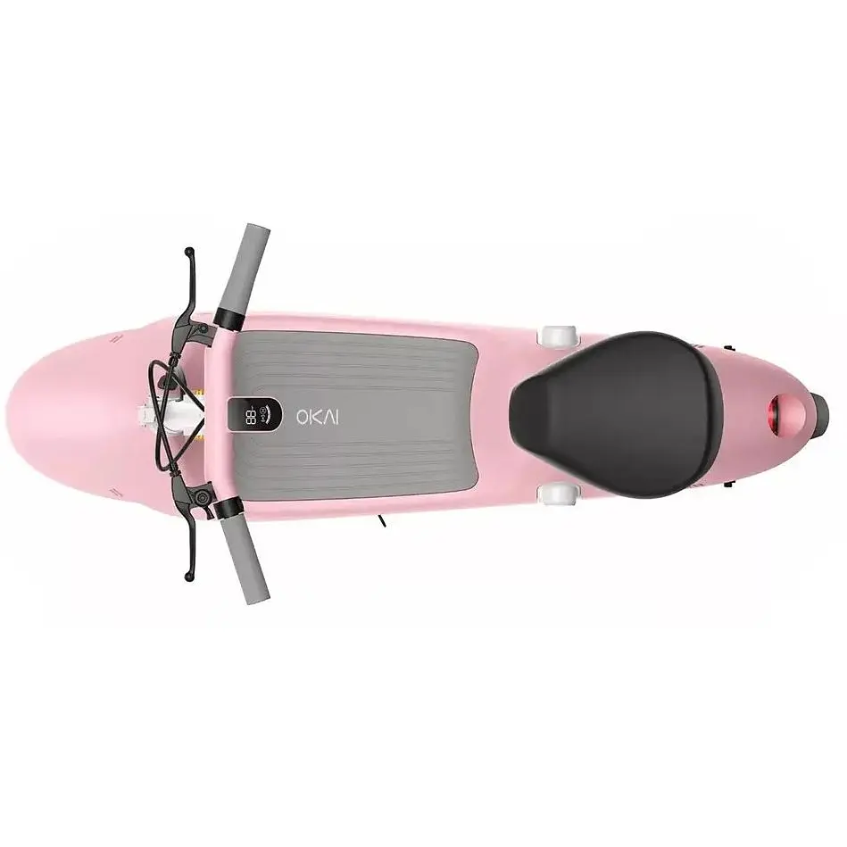 Електросамокат OKAI Ceetle PRO EA10C міський із сидінням складаний 900W батарея 10.4Ah пробіг до 55 км NFC App до 100 кг Pink - фото 7