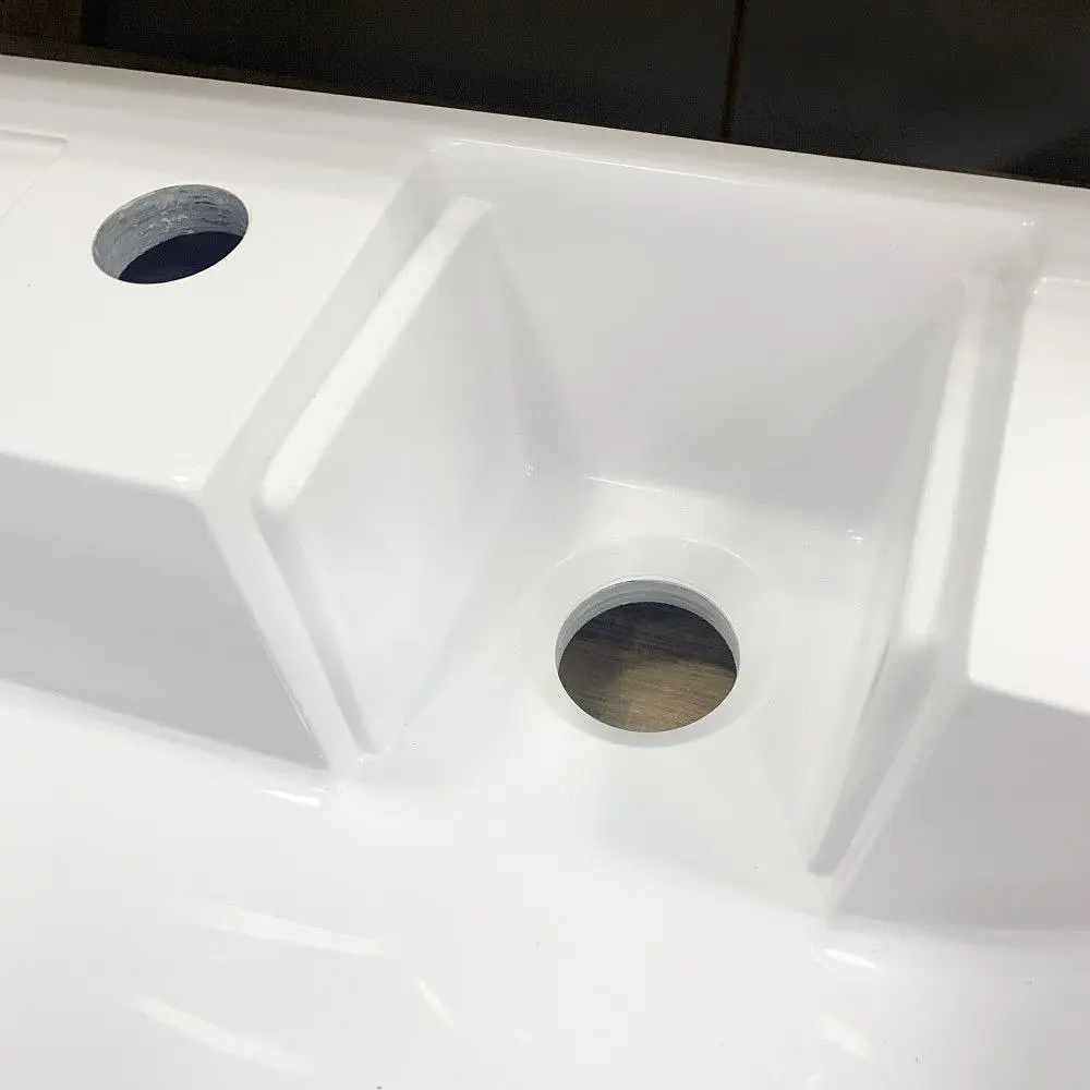 Умивальник на пральну машину без переливу Adamant Washer New White штучний камінь - фото 4