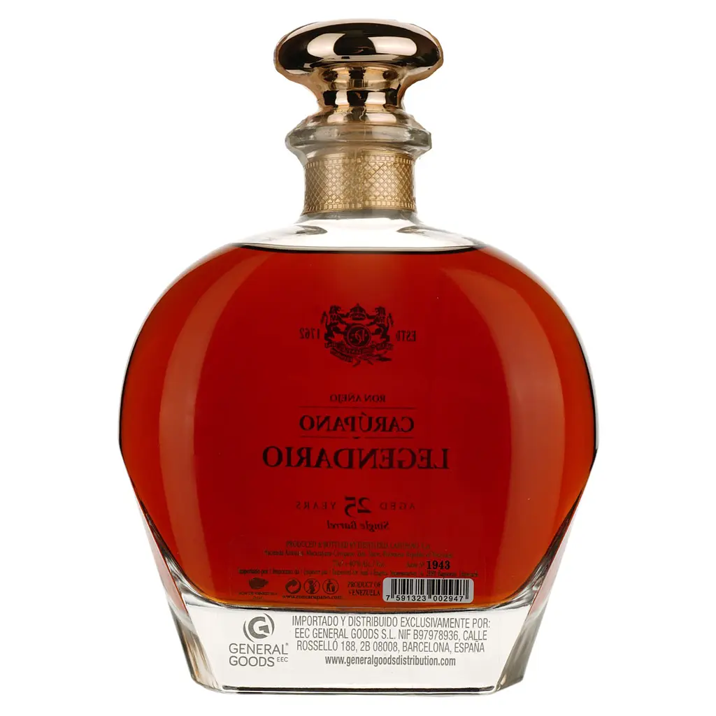 Ром Carupano Legendario 25 yo 40% 0.7 л - фото 5