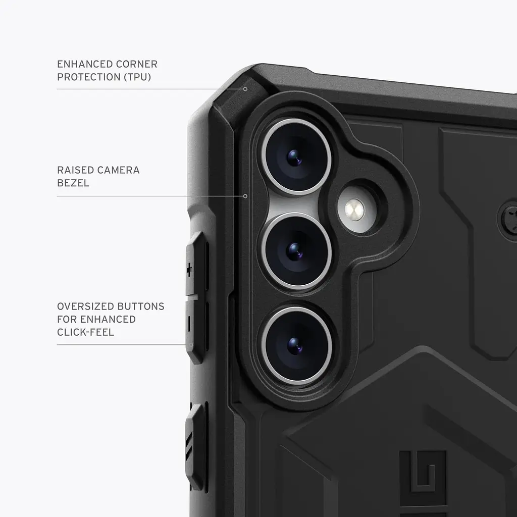 Оригінальний протиударний чохол UAG Pathfinder для Samsung Galaxy S23 FE (S711) Black 214410114040 - фото 2