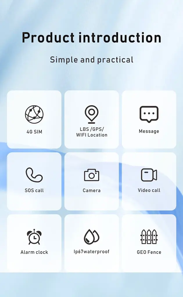 Смарт годинник-телефон дитячі Wonlex CT25 з відеодзвінком WI-FI GPS SIM-карта Pink (18357) - фото 5