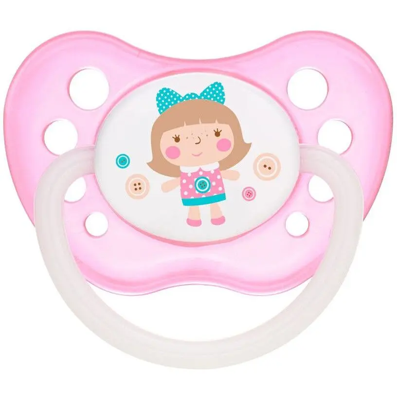 Силіконова анатомічна пустушка Canpol babies Toys 0–6 міс. рожева (23/256 Рожева)