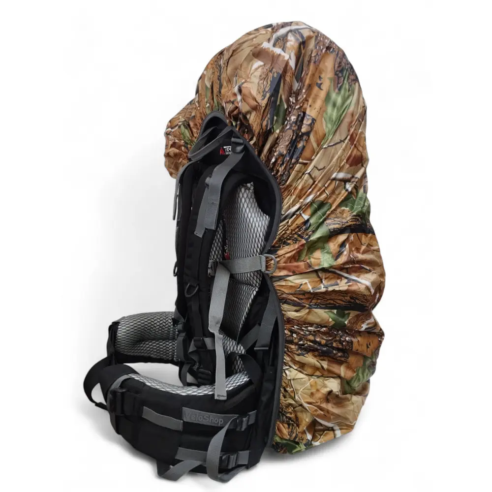 Чехол для рюкзака 80 л PackProof со стропой Лесной камуфляж - фото 4