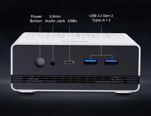 Неттоп UBox, White/Black, Ryzen 5 6600H (6x3.3-4.5 GHz), 16Gb DDR5 5600 MHz Chuwi teh0020016 - фото 3