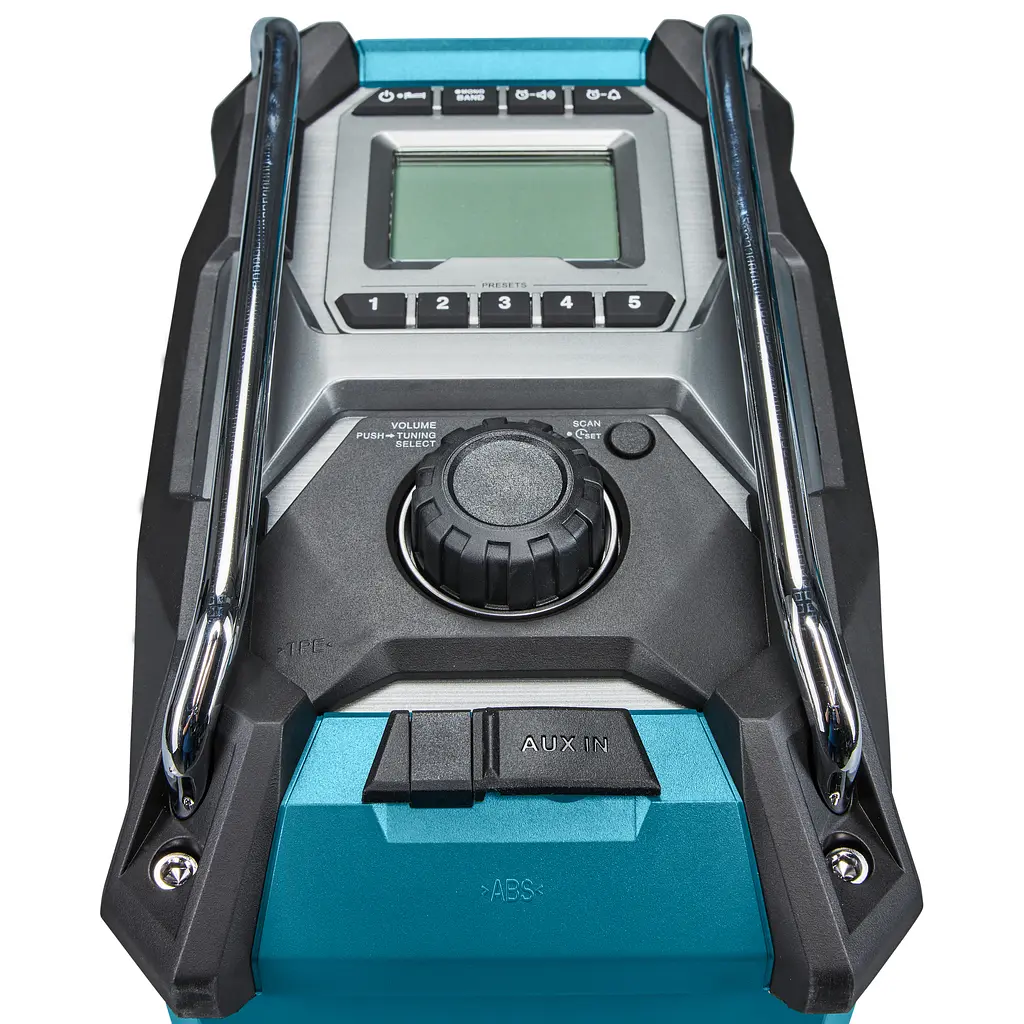Радіоприймач акумуляторний Makita MR001GZ (XGT, LXT, CXT, FM/AM, 2 x 5 Вт, без акумуляторів та зарядного пристрою) - фото 6
