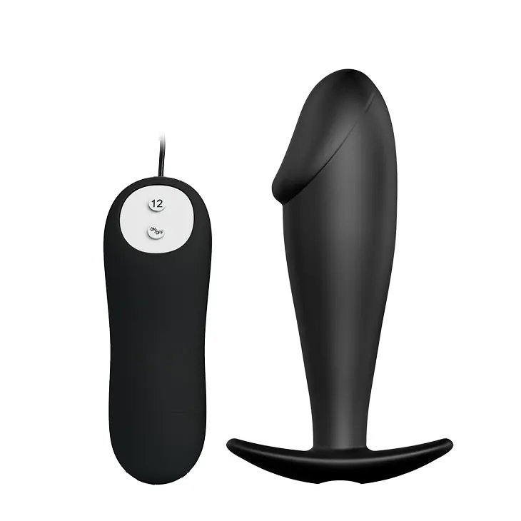 Анальна пробка з вібрацією Pretty Love Vibrating Butt Plug Black Baile BI-040040 24298 - фото 7