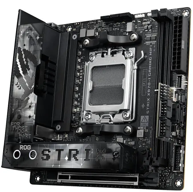 Материнська плата ASUS ROG STRIX X870-I GAMING WIFI (ROG STRIX X870-I GAMING WIFI) (Socket AM5, AMD X870, Mini-ITX) - фото 3