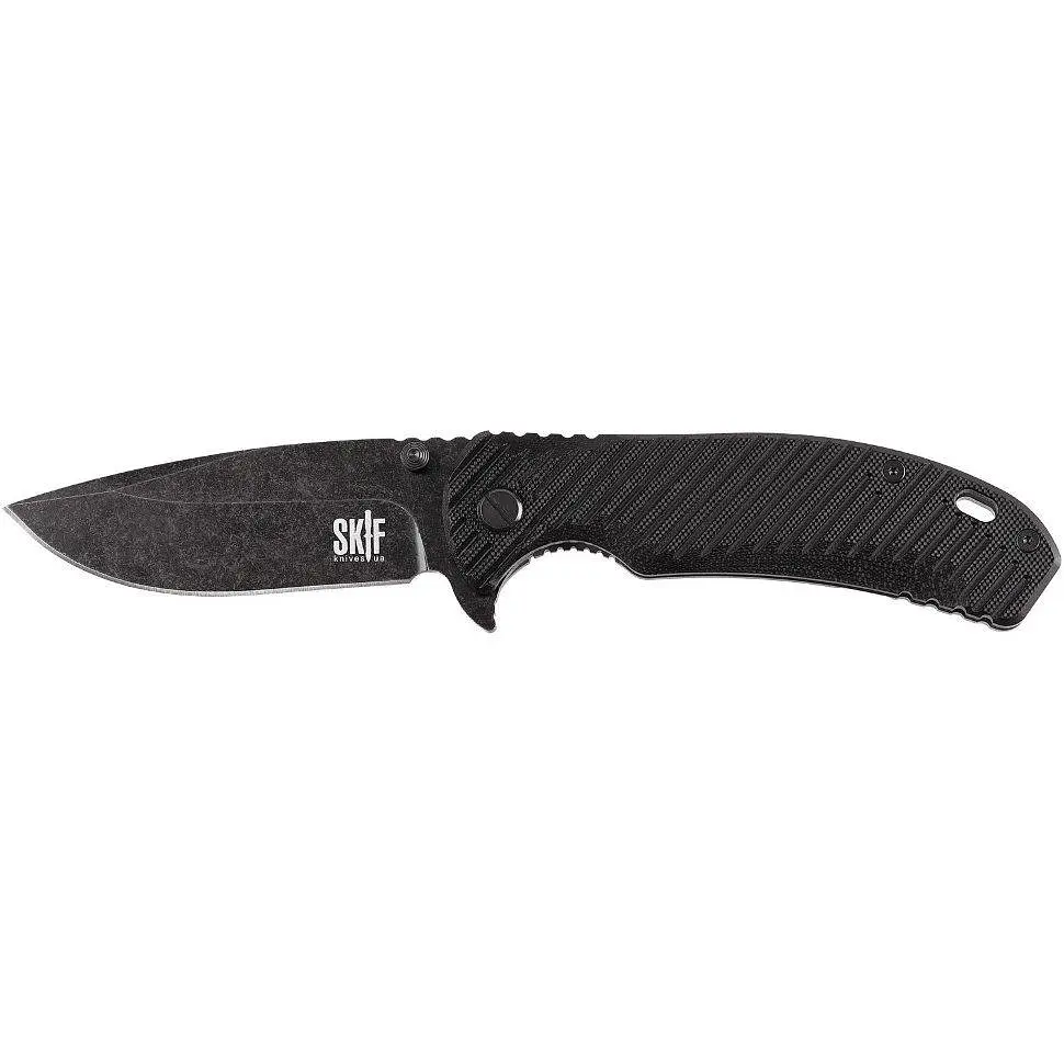 Ніж Skif Sturdy II Чорний Stonewash чорний 420SEB - фото 3