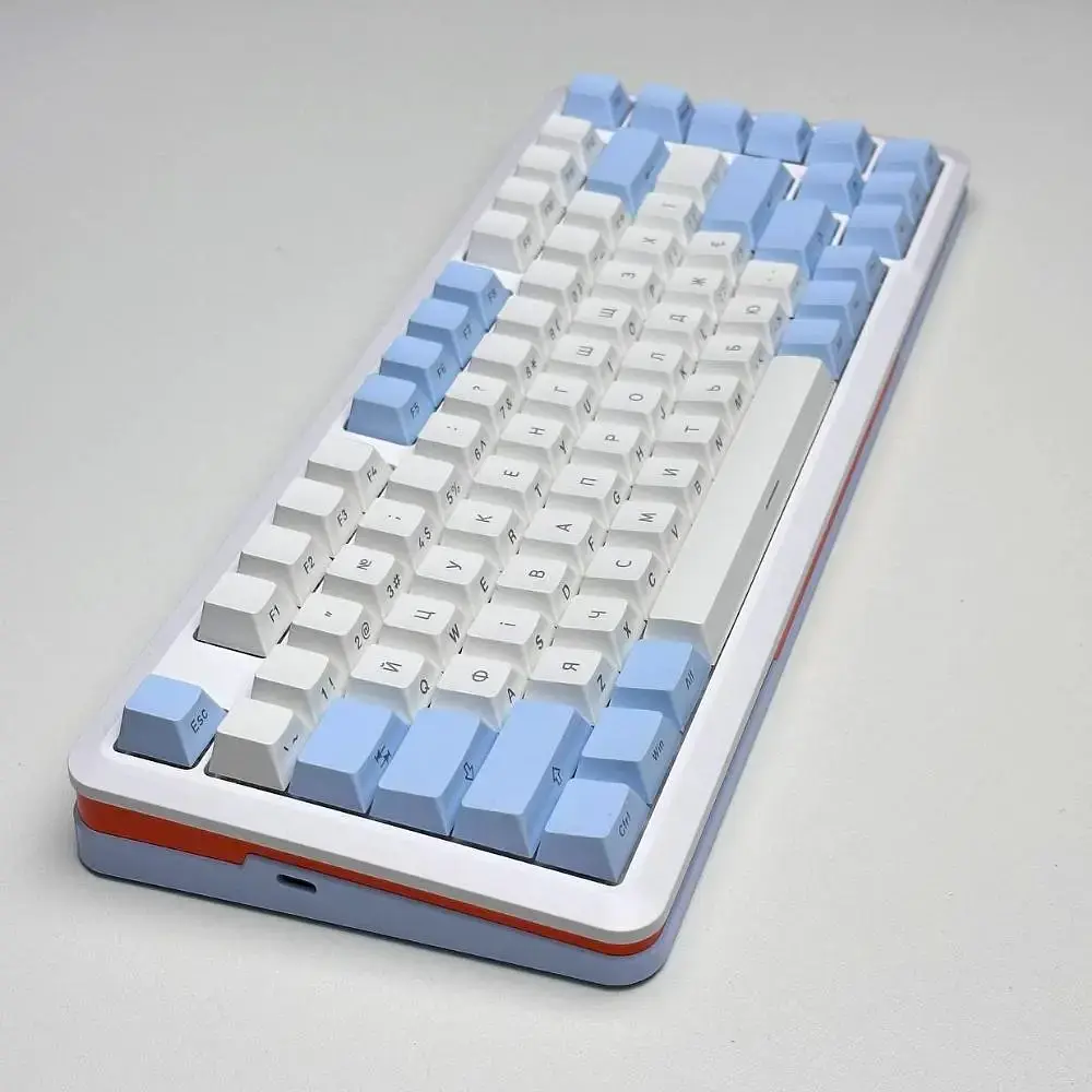Игровая механическая клавиатура Kondor Orion Nova / Проводное подключение / Grey Silent Switch / White - фото 3