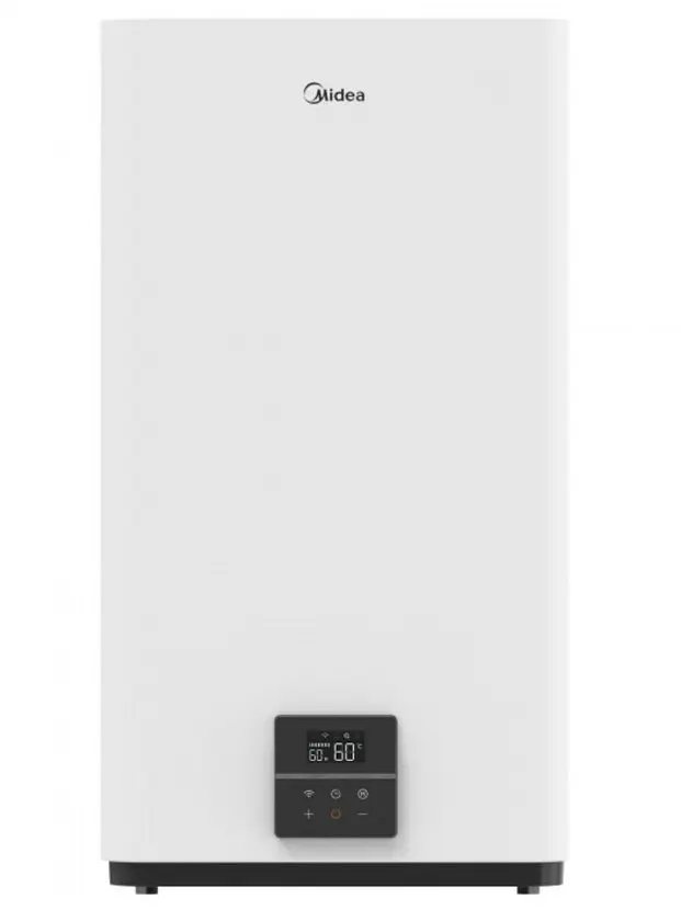 Водонагрівач Midea PRIME WI-FI 80 л, 2 кВт, мокрий ТЕН, вертикальний, прямокутний, білий (D80-20ED6 (W)) - фото 1