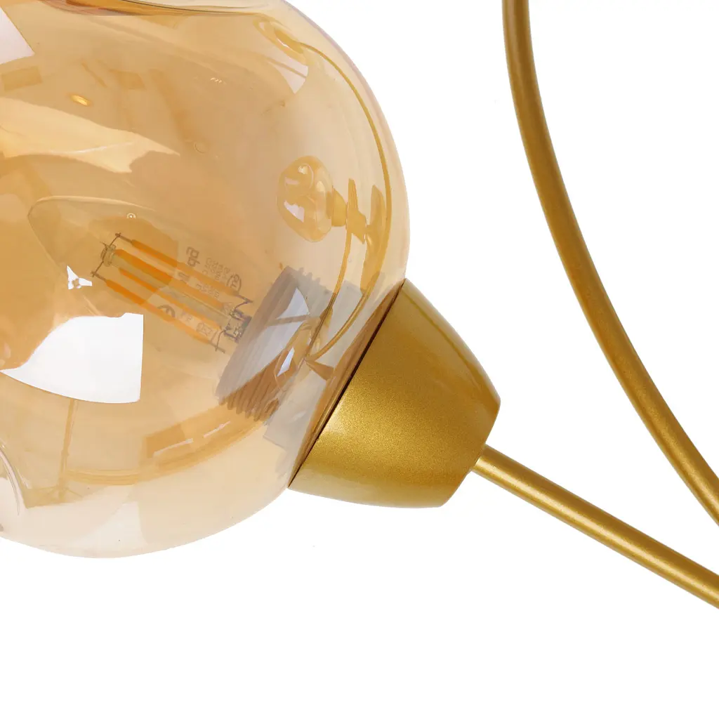 Люстра потолочная Brille в спальню E27 60W G (BR-01 612C/4) - фото 4