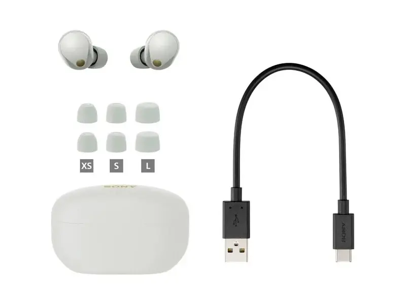 Навушники TWS Sony WF-1000XM5 Silver (WF1000XM5S.CE7) - фото 3