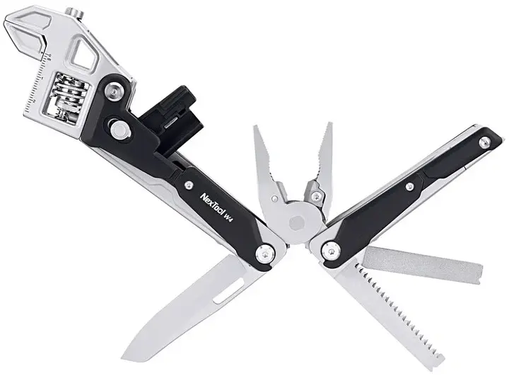 Плоскогубцы с разводным ключом Nextool Adjustable Wrench Pliers W4 NE20362A - фото 3