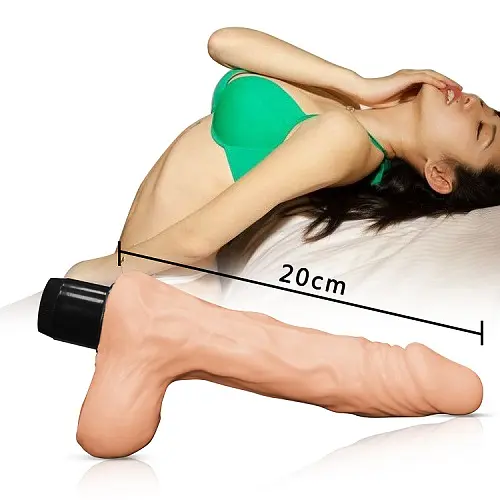 Вібратор Lovetoy Real Feel Vibrator 5 Flesh 8 Реалістичний, 20х3.7 см - фото 5