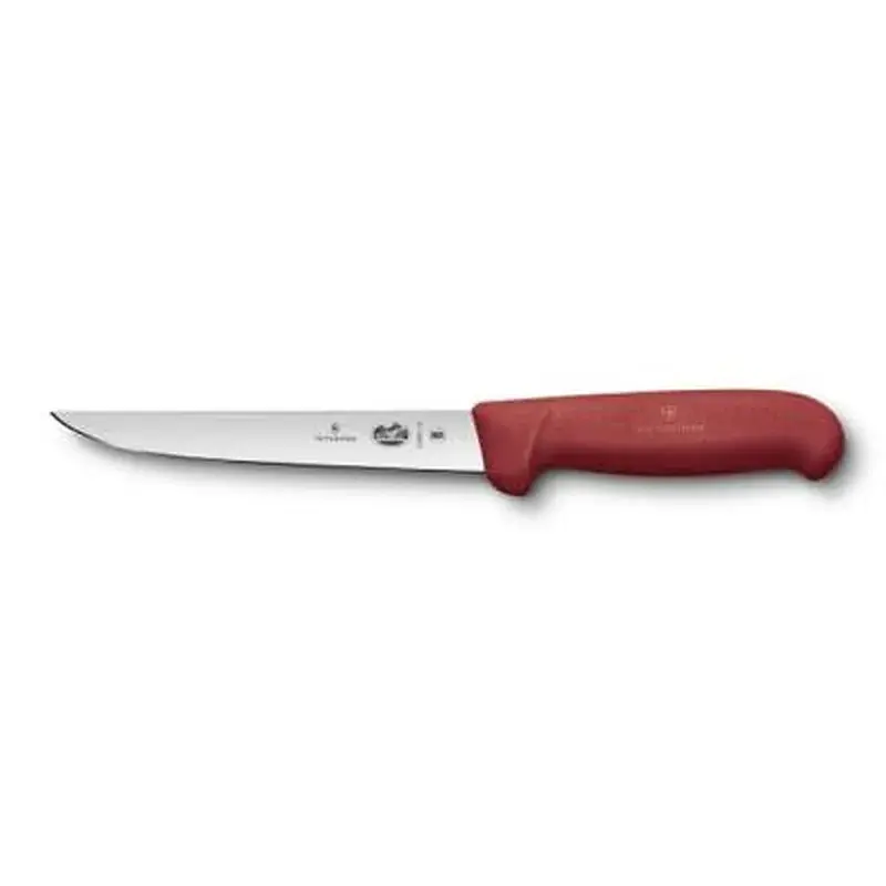 Кухонний ніж Victorinox Fibrox обвалювальний 15 см, червоний (5.6001.15)