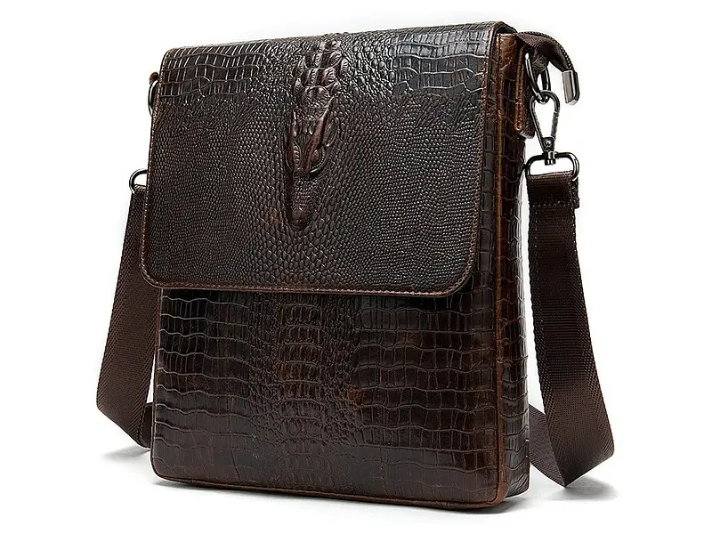 Чоловіча шкіряна сумка Vintage 28,5х22х5,5 см sum0012267 - фото 3