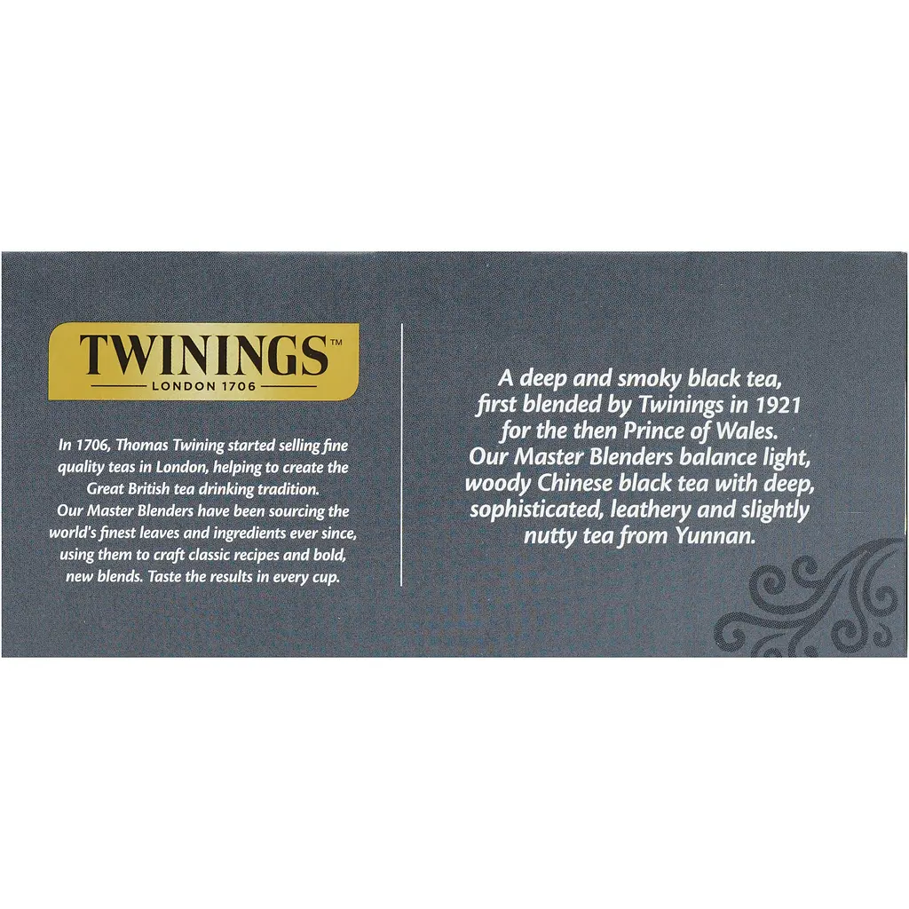 Чай чорний Twinings Принц Уельський в пакетиках (25 шт. х 2 г) - фото 5