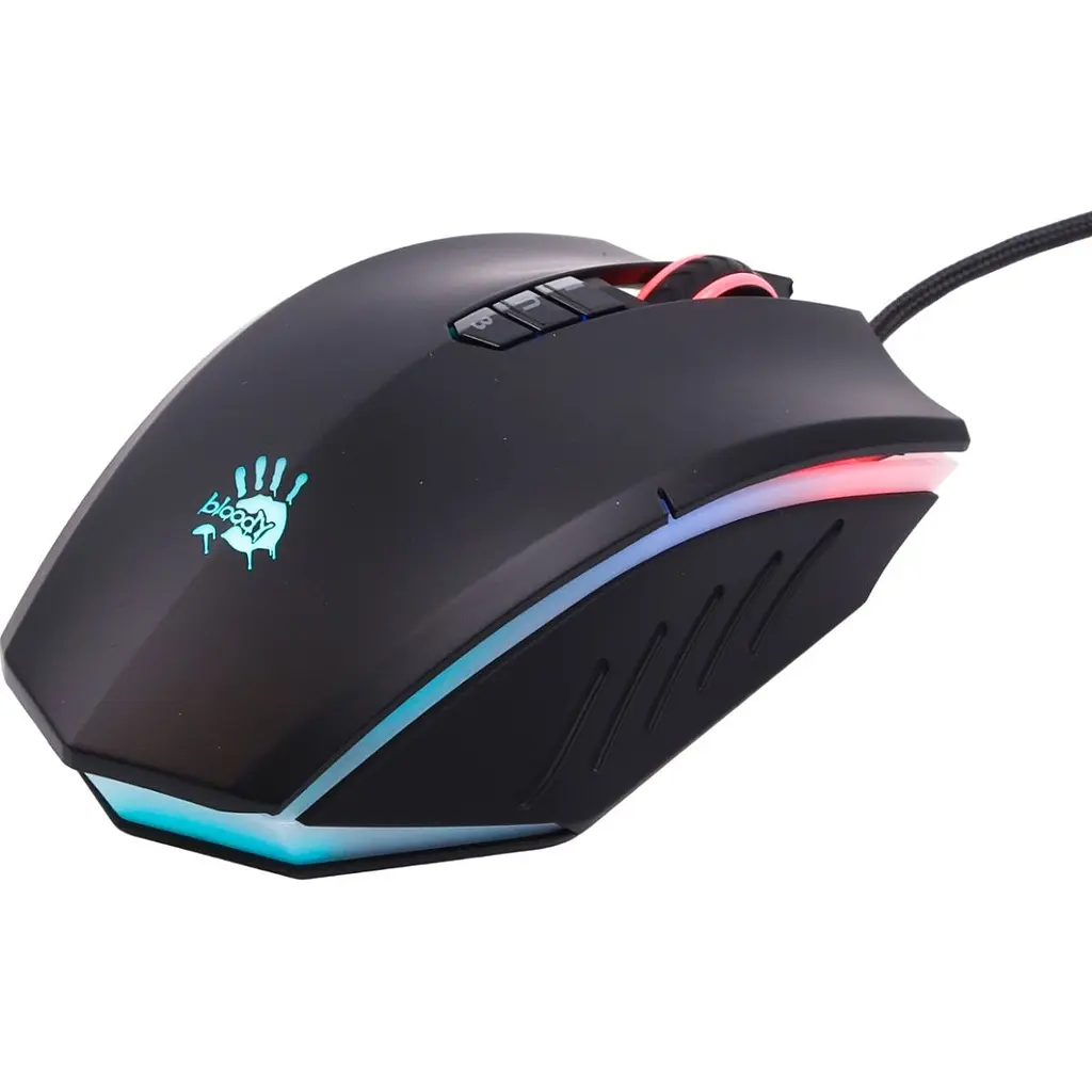Миша Bloody A70A Matte Black [101378] - фото 5