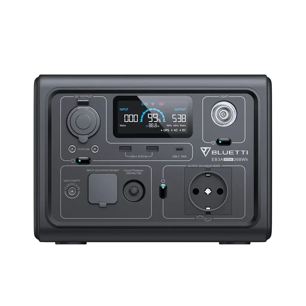 Портативна зарядна станція BLUETTI EB3A 600W 268Wh - фото 5