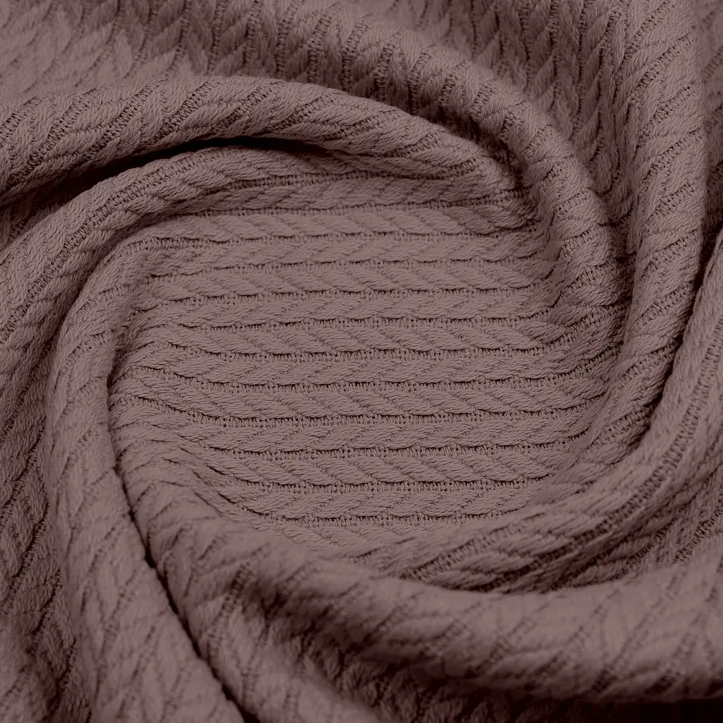 Плед покривало Cosas MousseKnitted Braid 230х240 см косичка (Blanket_100Mousse_KnittedBraid_230x240) - фото 3
