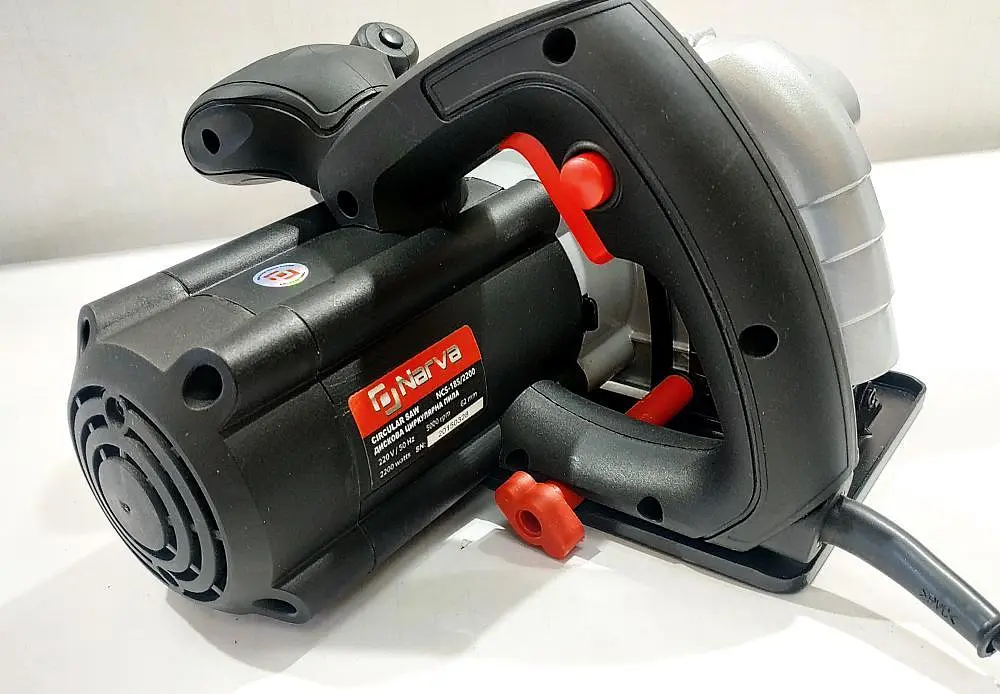 Пила дисковая циркулярная Narva NCS-185/2200 5000 об/мин Ø 185 мм 0-45° 30412 - фото 2