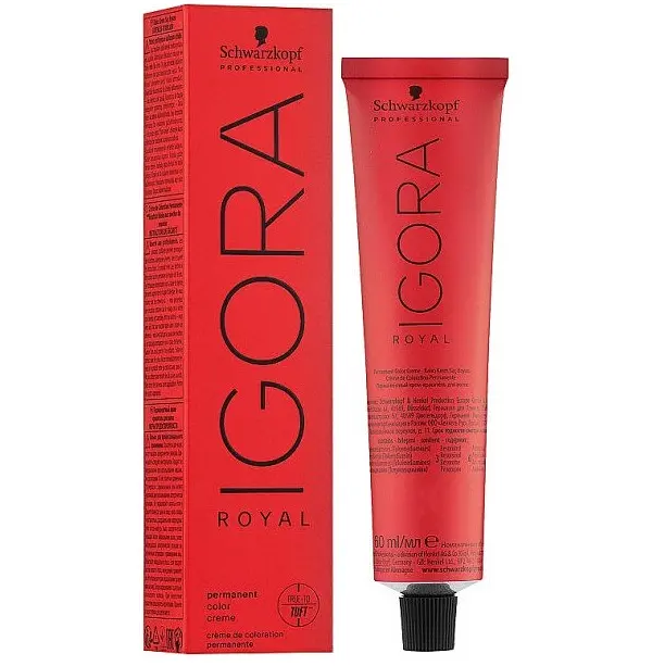 Перманентна фарба для волосся Schwarzkopf Professional Igora Royal, відтінок 7-42 (срібно-рудий бежево-попільний), 60 мл (2683577) - фото 2