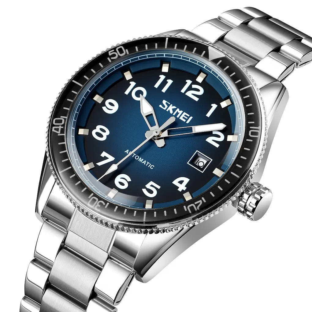 Чоловічий наручний годинник 9232SSIBU Silver/blue-steel strap Skmei acs0029852 - фото 2