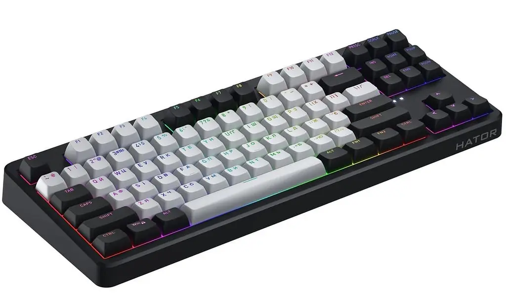 Клавиатура HATOR Rockfall 3 Mecha TKL Wireless Orange Black (HTK850UA) - фото 3