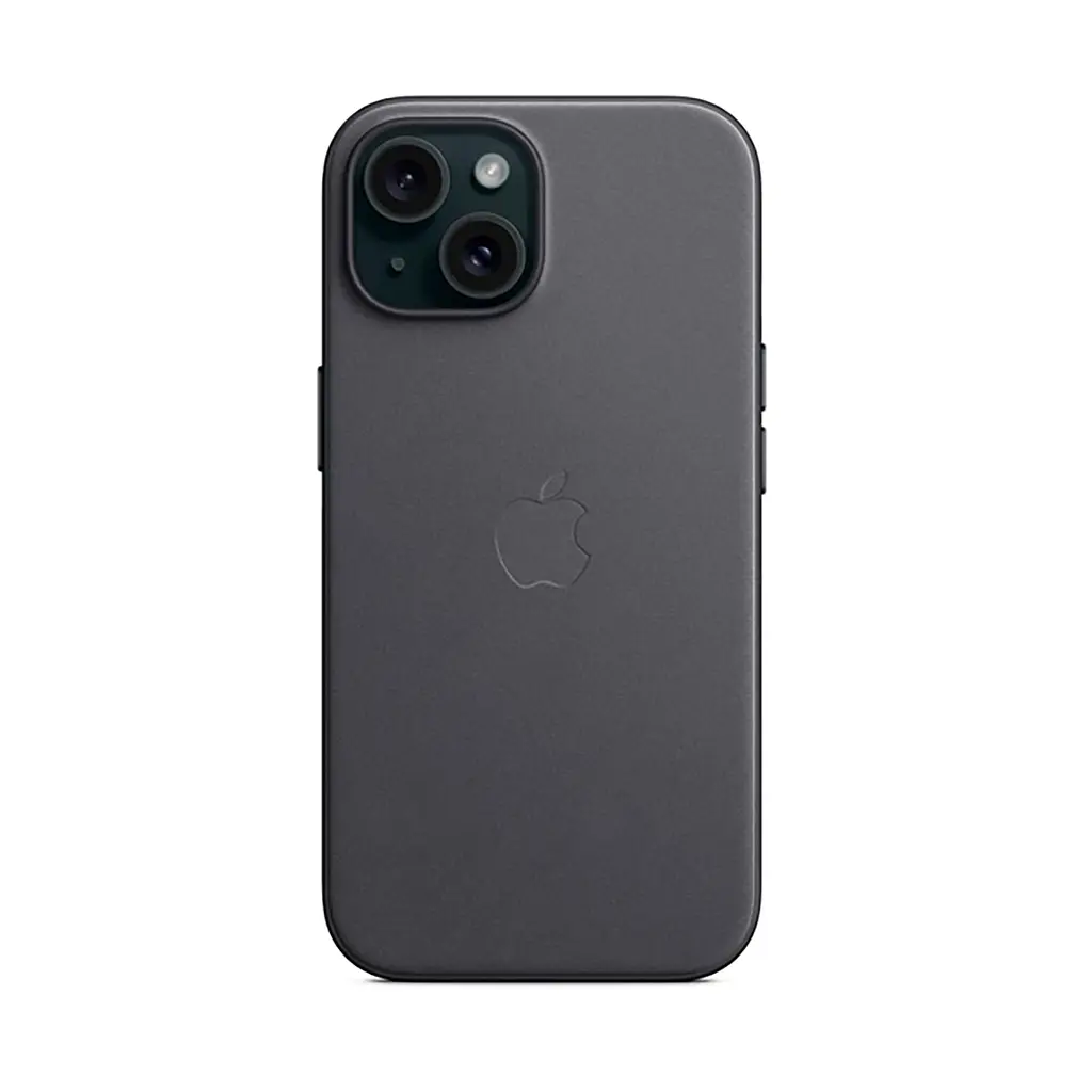 Чехол для Apple iPhone 15, FineWoven Case with MagSafe, черный, защитная накладка из материала FineWoven, противоударный, для iPhone, защита всего корпуса, поддержка беспроводной зарядки и MagSafe, (ARM71960) - фото 7