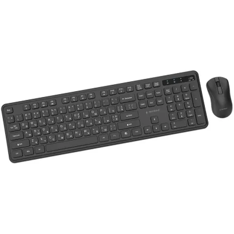 Комплект Gembird Slim Pro Business Wireless Black (KBS-WPS-01-CYRL) - фото 2
