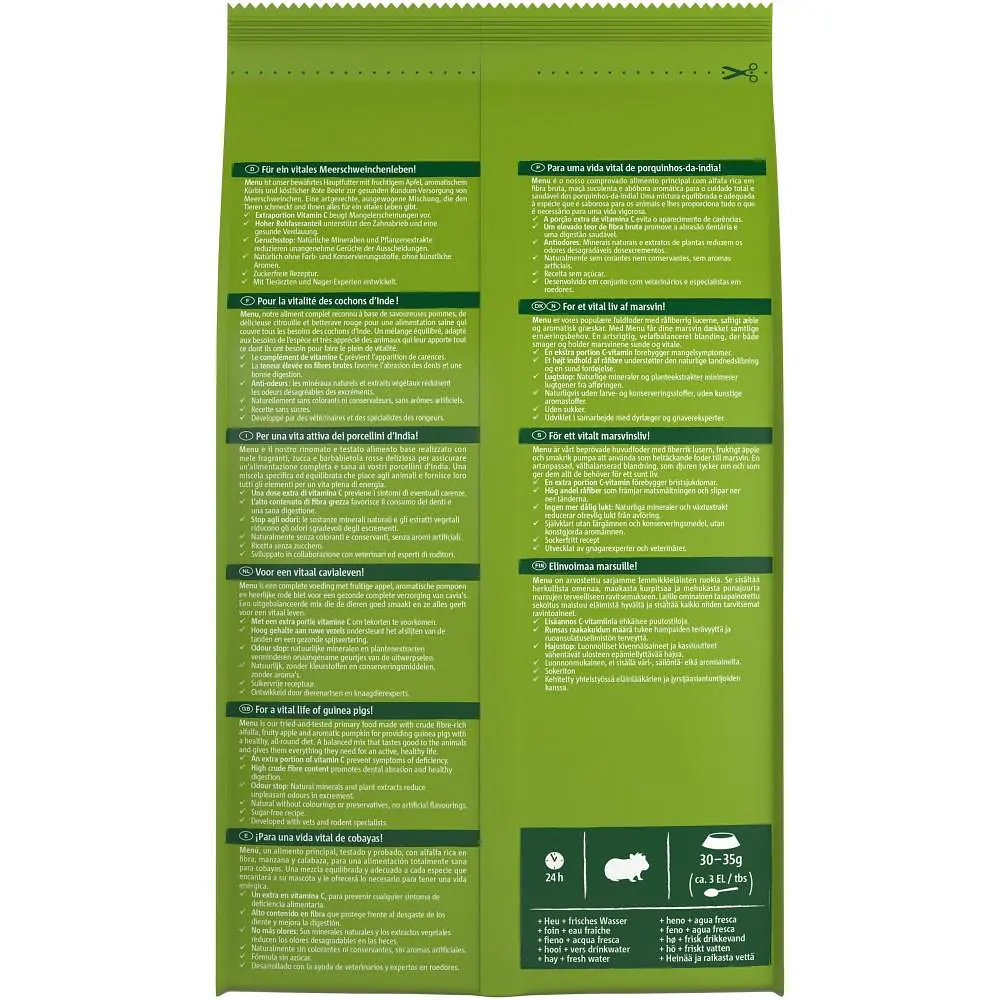 Корм Vitakraft Premium Menu Vital для морских свинок 1 кг - фото 3