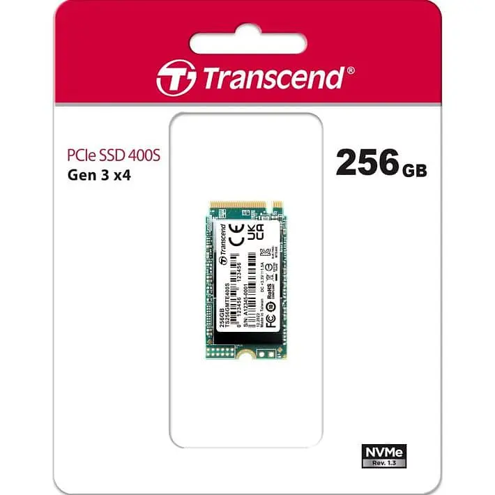 Накопичувач SSD Transcend m.2 NVMe 256GB PCIe 3.0 240 250 (TS256GMTE400S) - фото 2