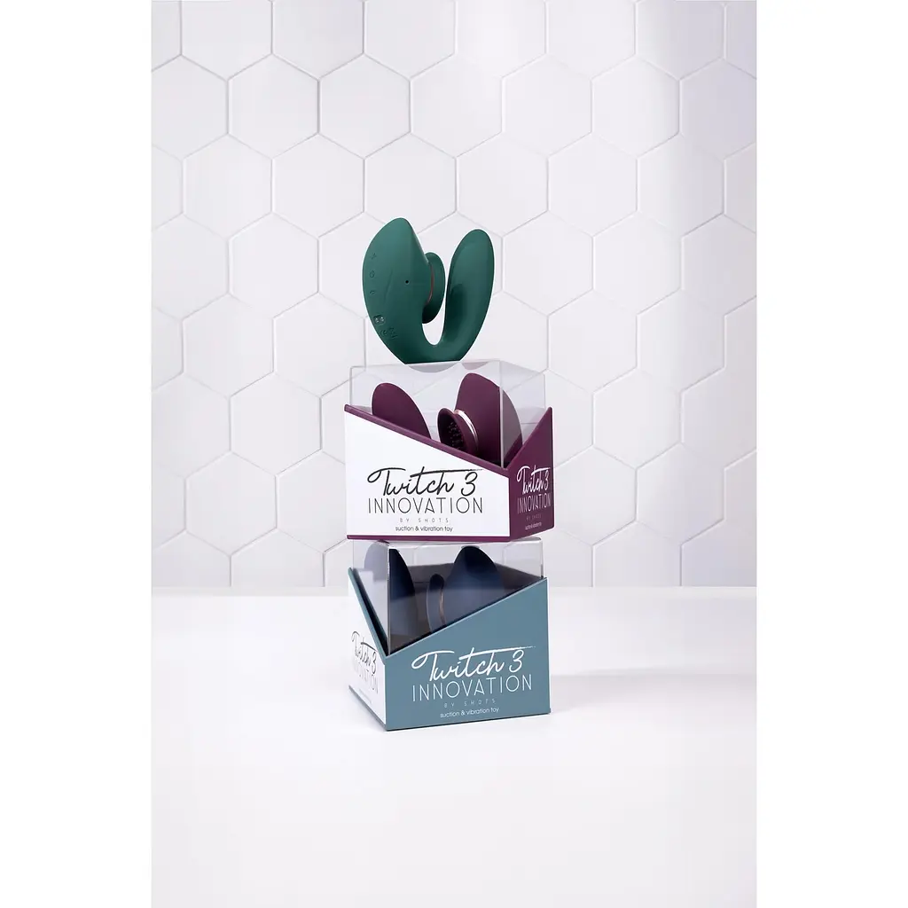 Вібратор Innovation Twitch 3 13.3 см зелений - фото 10