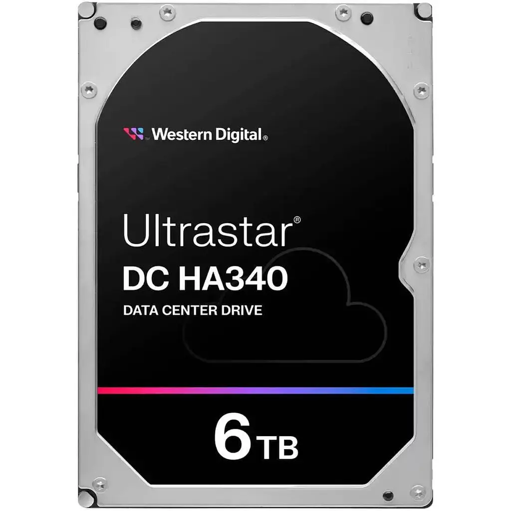 Жорсткий диск для сервера Western Digital HDD Server WD Ultrastar DC HA340, 6TB 512e SE, 3.5’’, 256MB, 7200, RPM, SATA (WUS721206BLE6L4) - фото 2