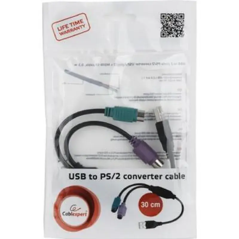 Перехідник USB to PS/2 Cablexpert (UAPS12-BK) - фото 3