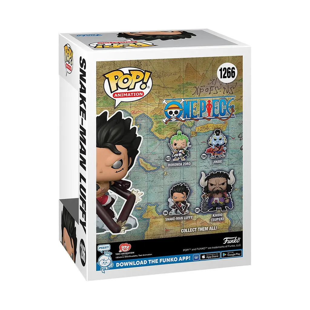 Фигурка Funko POP Animation: One Piece - Snake-Man Luffy det0018143 - фото 3
