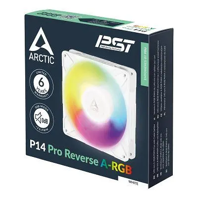 Кулер до корпусу Arctic P14 PRO REVERSE A-RGB WHT (ACFAN00324A) - фото 6