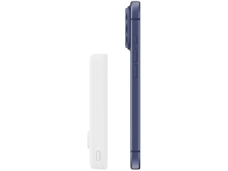 Зовнішній акумулятор (Power Bank) Belkin BoostCharge Slim Magnetic 10000mAh 30W with Kickstand White (BPD016HQWH) - фото 6