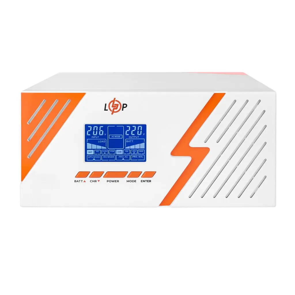 Джерело безперебійного живлення LogicPower LPM-PSW-1500VA (1050 Вт) White - фото 2