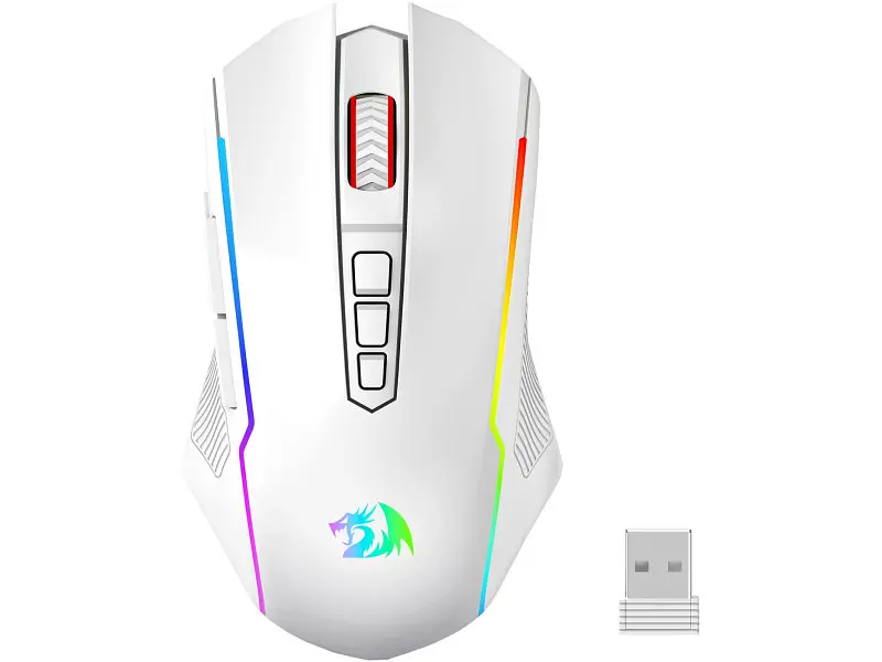 Миша REDRAGON M914W-RGB NIX White - фото 6