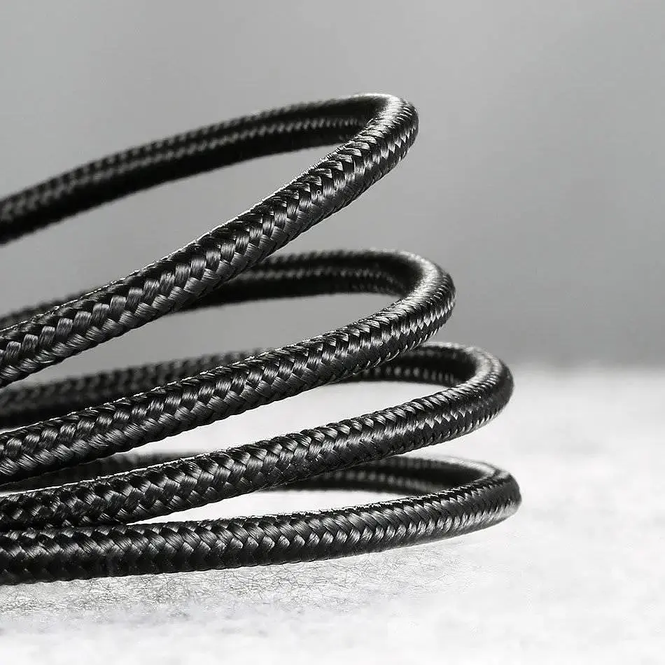 Кабель Baseus Cafule Cable USB для Type-C 2A 2m Black/Grey (CATKLF-CG1) - фото 4