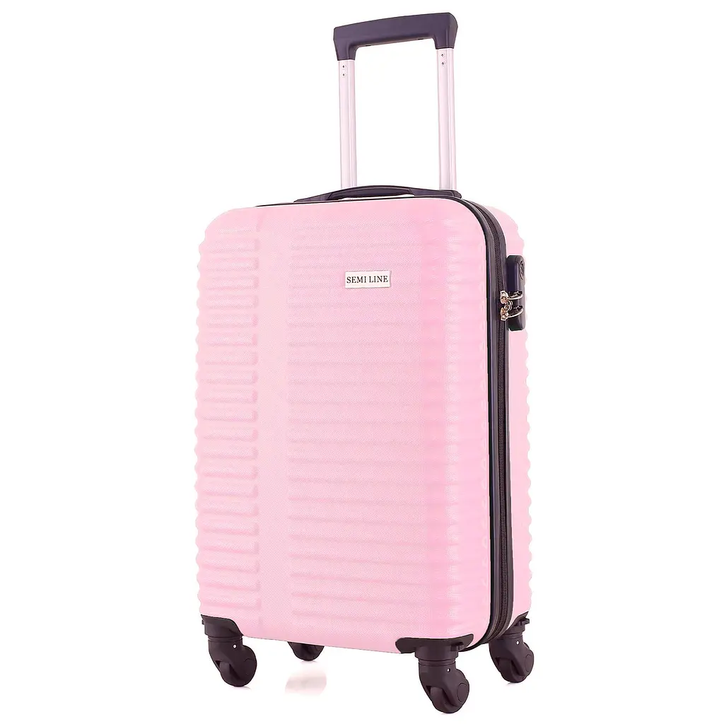 Валіза Semi Line 20 дюймів (S) дюймів (S) Pink Cream (T5573-2)