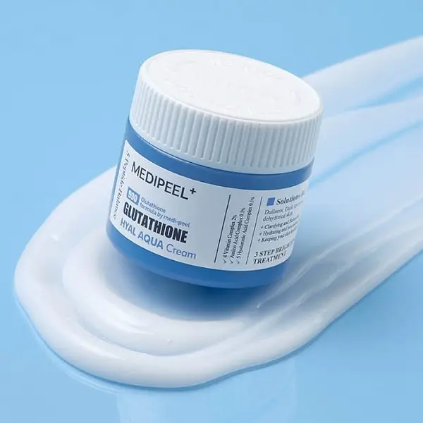 Освітлюючий крем для обличчя Glutathione Hyal Aqua Cream Medi-Peel 50 мл - фото 3