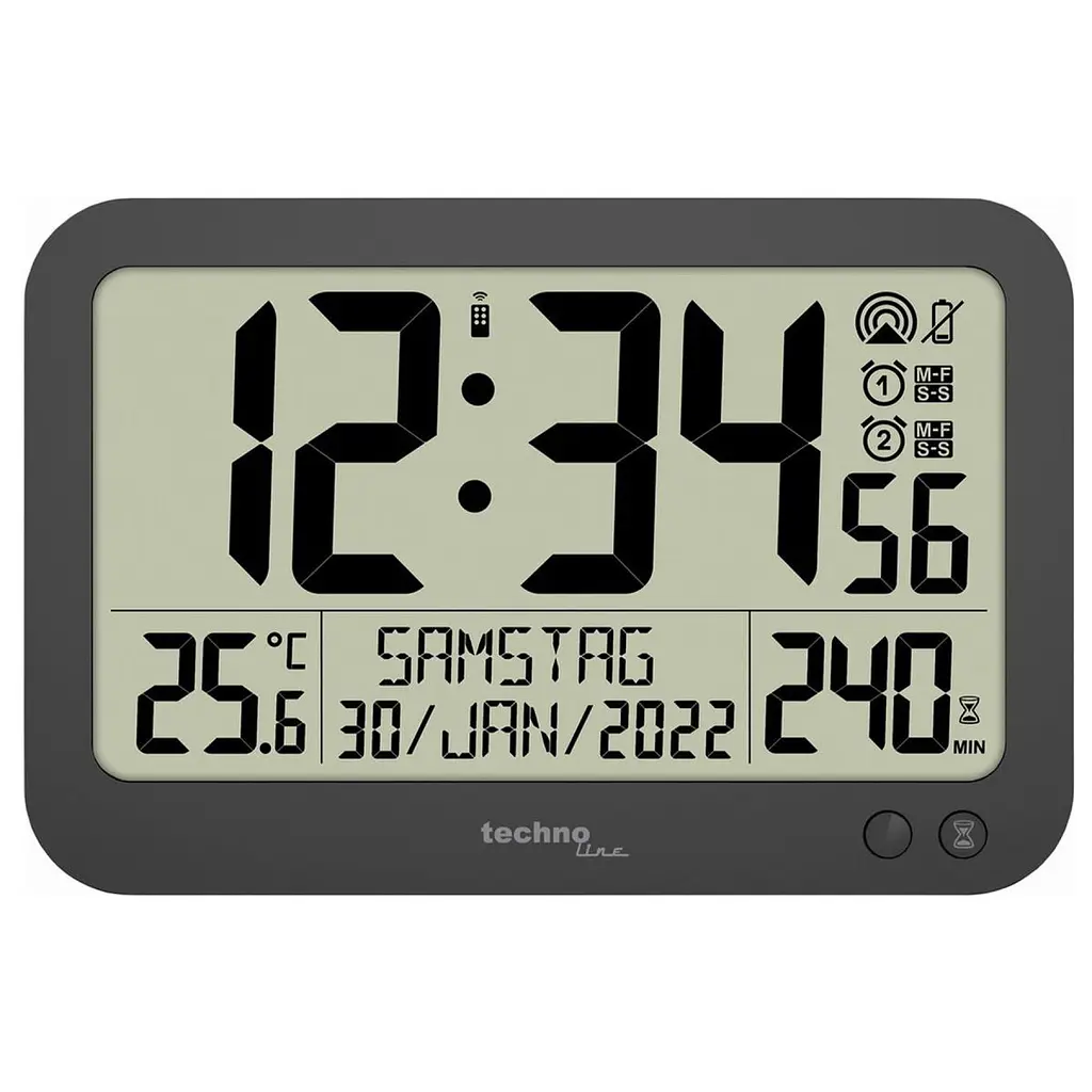 Годинник настінний Technoline WS8026 Black (WS8026) - фото 7
