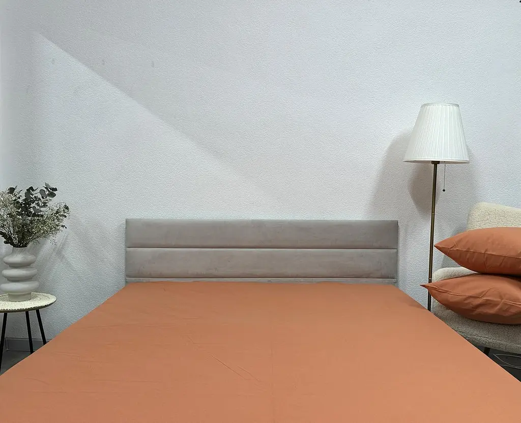 Простирадло на резинці Ecotton 160х200 см Ecotton помаранчевий Orange 24568 (24568)