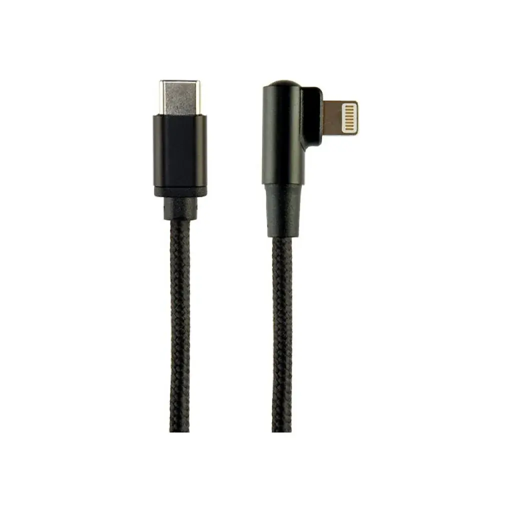Дата кабель USB-C to Lightning 0,2m angle Cablexpert (CC-USB2-CMLML-0.2M) - фото 2