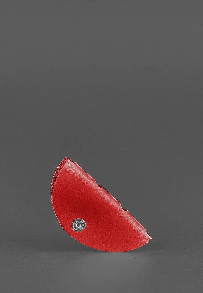 Шкіряний холдер для навушників та проводів Червоний - фото 4