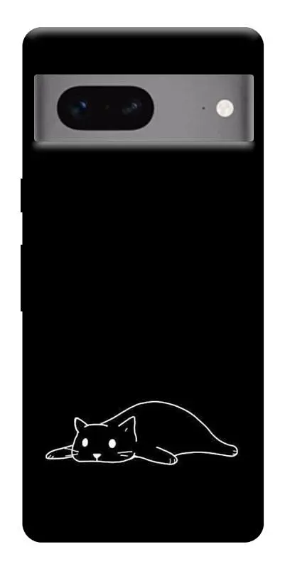 TPU чохол Demsky Lazy cat для Google Pixel 7