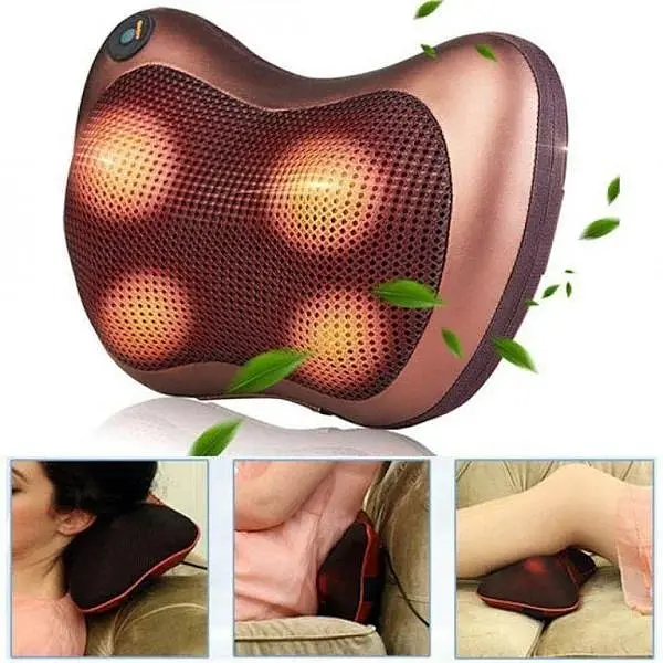 Масажер-подушка для шиї плечей та спини UKC Massage Pillow 8028 - фото 4